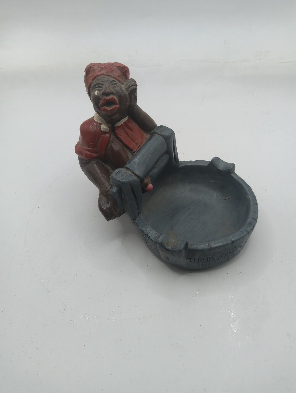 Vintage 50s Ashtray Think You Been Through The Wringer